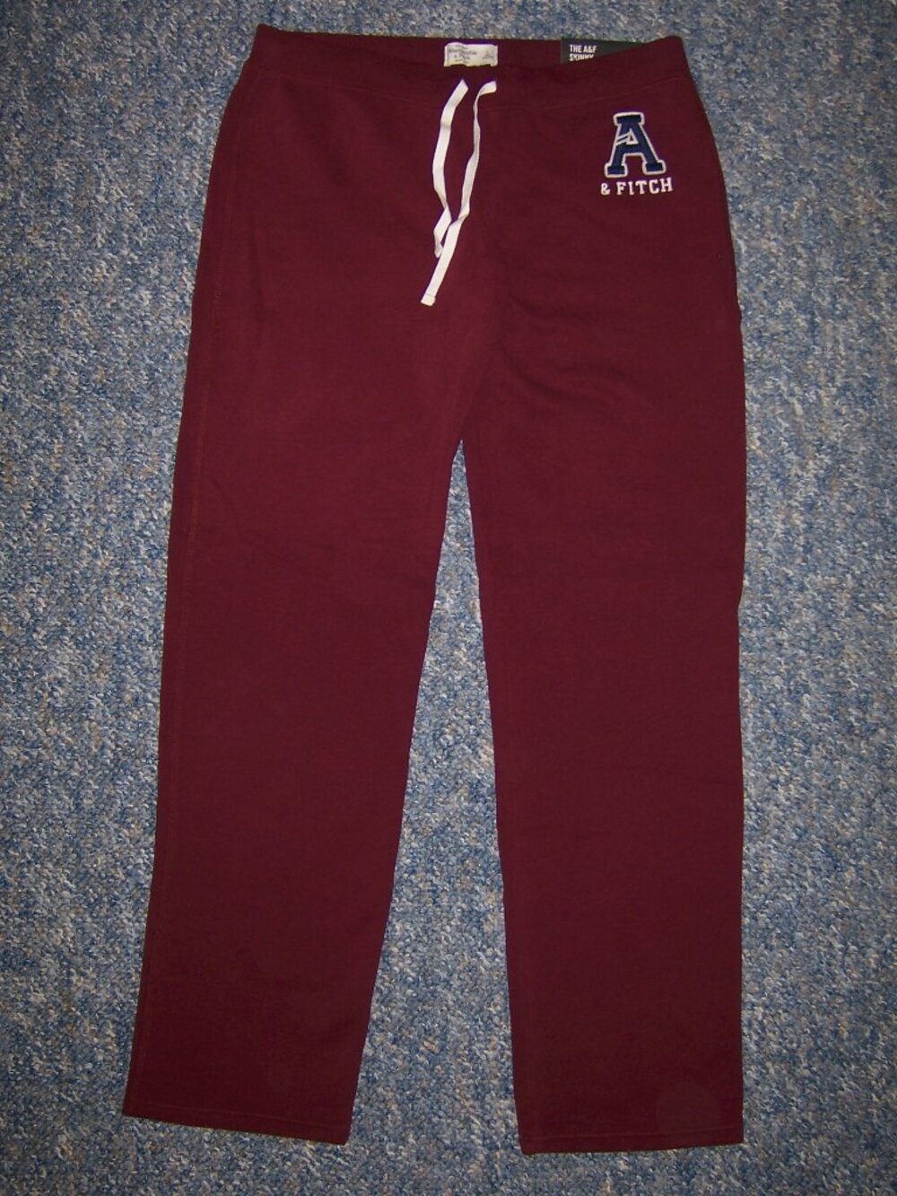 Vintage Abercrombie The A&F Skinny Women's Sweat Pants Size L Large NWT NEW